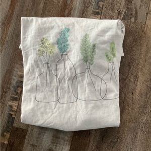 NWOT Sublimated Plant Shirt